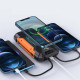 Factory OEM 30000mAh Solar Power Bank PD 22.5W Built in Cables Fast Charge Qi Wireless Charge 15W Portable Outdoor with Light Factory OEM 30000mAh Solar Power Bank PD 22.5W Built in Cables Fast Charge Qi Wireless Charge 15W Portable Outdoor with Light