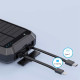 Factory OEM 30000mAh Solar Power Bank PD 22.5W Built in Cables Fast Charge Qi Wireless Charge 15W Portable Outdoor with Light Factory OEM 30000mAh Solar Power Bank PD 22.5W Built in Cables Fast Charge Qi Wireless Charge 15W Portable Outdoor with Light