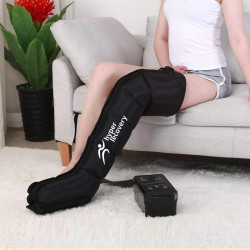air Compression leg Massage Therapy, Recovery System: Compression Boots, Pump, and Case. Sequential masssger