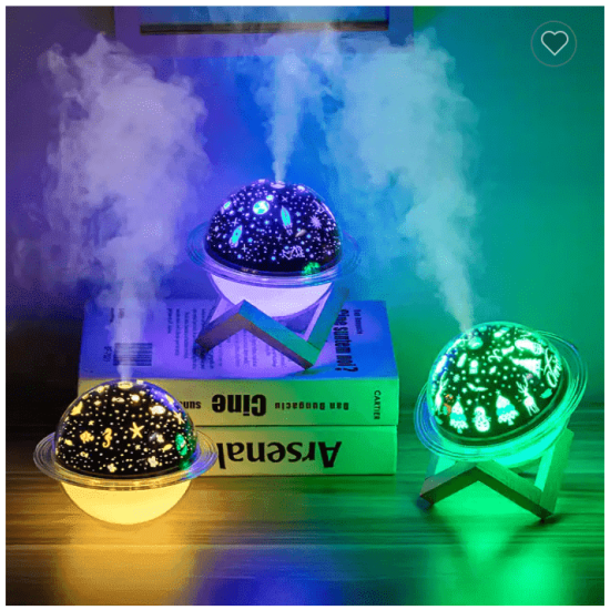 Moon Planet USB Starry Ocean Christmas Projector Humidifier Night Light Silent Air Atomizer For Gift Room Office Bar Spa Moon Planet USB Starry Ocean Christmas Projector Humidifier Night Light Silent Air Atomizer For Gift Room Office Bar Spa