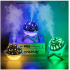Moon Planet USB Starry Ocean Christmas Projector Humidifier Night Light Silent Air Atomizer For Gift Room Office Bar Spa
