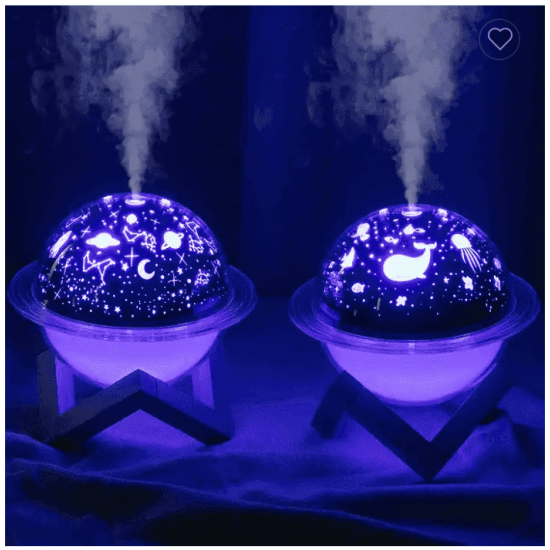 Moon Planet USB Starry Ocean Christmas Projector Humidifier Night Light Silent Air Atomizer For Gift Room Office Bar Spa Moon Planet USB Starry Ocean Christmas Projector Humidifier Night Light Silent Air Atomizer For Gift Room Office Bar Spa
