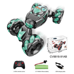 2.4G Children Small Long Distance Hand Finger Watch Sensing 360 Flip Stunt Remote Control