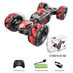 2.4G Children Small Long Distance Hand Finger Watch Sensing 360 Flip Stunt Remote Control