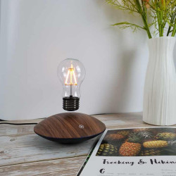 Levitating Light Bulb Rotating Floating Unique Gift