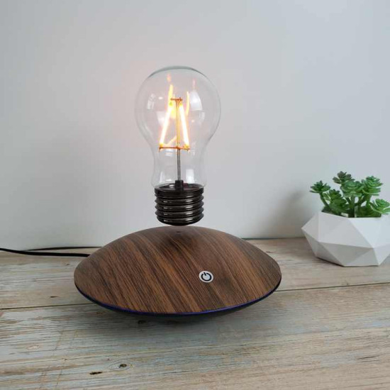 Levitating Light Bulb Rotating Floating Unique Gift Levitating Light Bulb Rotating Floating Unique Gift