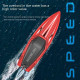 Remote control boat racing toy Remote control boat racing toy