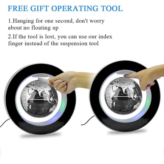 LED World Map Magnetic Floating Globe levitating Night lamp Novelty Light For Home Decoration LED World Map Magnetic Floating Globe levitating Night lamp Novelty Light For Home Decoration