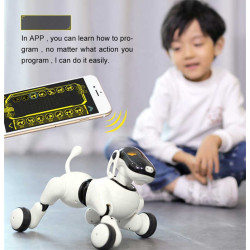 Intelligent Educational Smart APP Touch Voice Control Programming Dog Robot