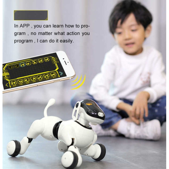 Intelligent Educational Smart APP Touch Voice Control Programming Dog Robot Intelligent Educational Smart APP Touch Voice Control Programming Dog Robot