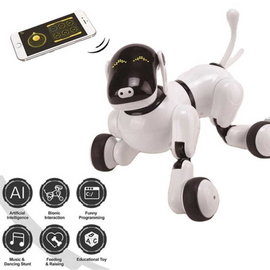 Intelligent Educational Smart APP Touch Voice Control Programming Dog Robot Intelligent Educational Smart APP Touch Voice Control Programming Dog Robot