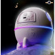 Space Capsule Air Humidifier USB Ultrasonic Cool Mist Aromatherapy Water Diffuser with Led Light Astronaut Humidificador
