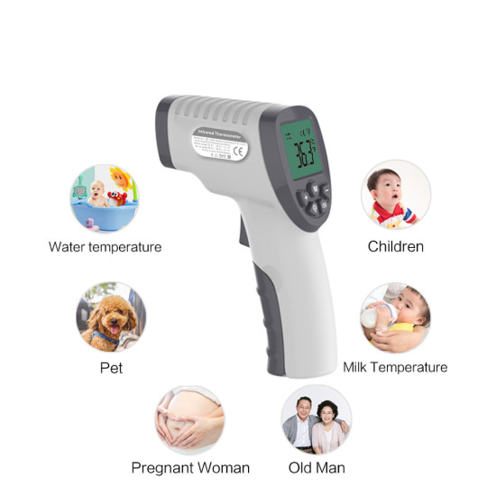 SK-T008 Digital Infrared Thermometer Baby Body Temperature Gun Fever Measure Adult Kids Forehead Contact Ir Thermometer SK-T008 Digital Infrared Thermometer Baby Body Temperature Gun Fever Measure Adult Kids Forehead Contact Ir Thermometer