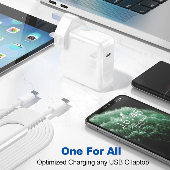 USB C Power Adapter Compatible with MacBook Pro Air Charger USB C Power Adapter Compatible with MacBook Pro Air Charger