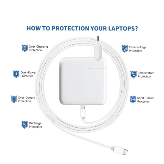 USB C Power Adapter Compatible with MacBook Pro Air Charger USB C Power Adapter Compatible with MacBook Pro Air Charger