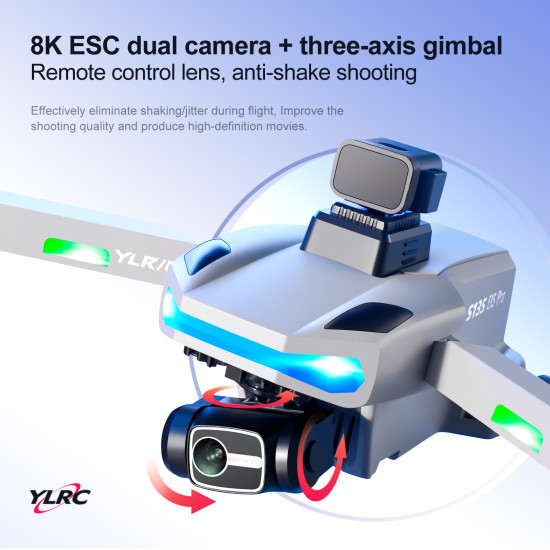 NEW S135 Brushless 5G selfie drone gps long battery life 3 axis stable professional quadcopter drones with 8k camera and gps NEW S135 Brushless 5G selfie drone gps long battery life 3 axis stable professional quadcopter drones with 8k camera and gps