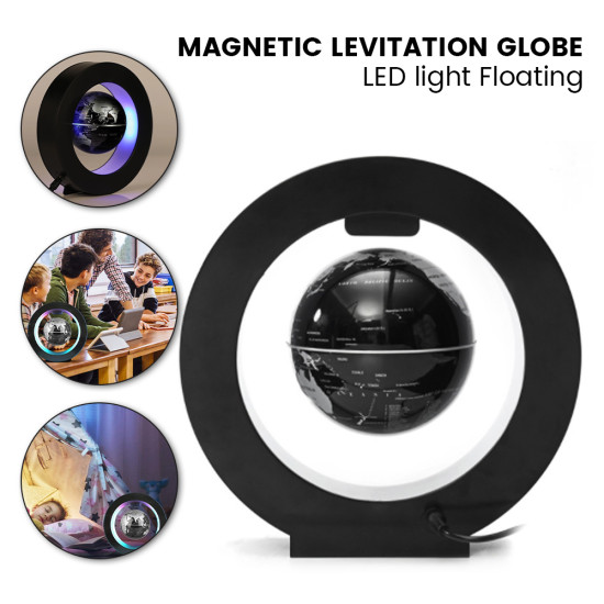 LED World Map Magnetic Floating Globe levitating Night lamp Novelty Light For Home Decoration LED World Map Magnetic Floating Globe levitating Night lamp Novelty Light For Home Decoration