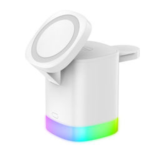 Wireless Charging Stand RGB Backlight 3 In 1 For IPhone Wireless Charging Stand RGB Backlight 3 In 1 For IPhone