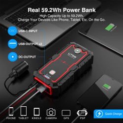 Utrai Car Jump Starter Power Bank Vehicle Booster Starting Device  Emergency Tool 2000A Jumpstart Gasoline Diesel Cars Wholesale