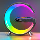Bedside Table Lamp, Wireless Charger, Alarm Clock, Speaker, and RGB Night Light Charging Station Bedside Table Lamp, Wireless Charger, Alarm Clock, Speaker, and RGB Night Light Charging Station