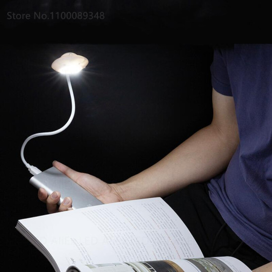 USB Night Light LED UFO Lamp Desk Lamp Flexible LED Nightlight DC5V 3W Reading Table Light Space Man Decoration Lamp For Laptop USB Night Light LED UFO Lamp Desk Lamp Flexible LED Nightlight DC5V 3W Reading Table Light Space Man Decoration Lamp For Laptop